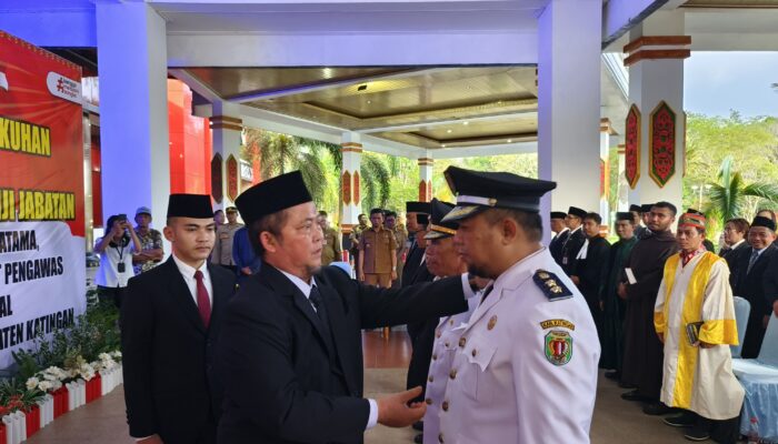 Bupati Saiful Dorong Reformasi ASN Lewat Pelantikan 260 Pejabat Baru di Katingan