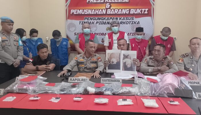 Sabu 359,97 Gram Disita, Kapolres Katingan: Ini Peringatan Keras untuk Pengedar Narkoba 