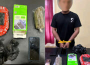 Polisi Tangkap AN dengan Barang Bukti Ganja 39,40 Gram