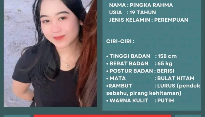 Polisi dan Keluarga Terus Lakukan Pencarian Pingka Rahma