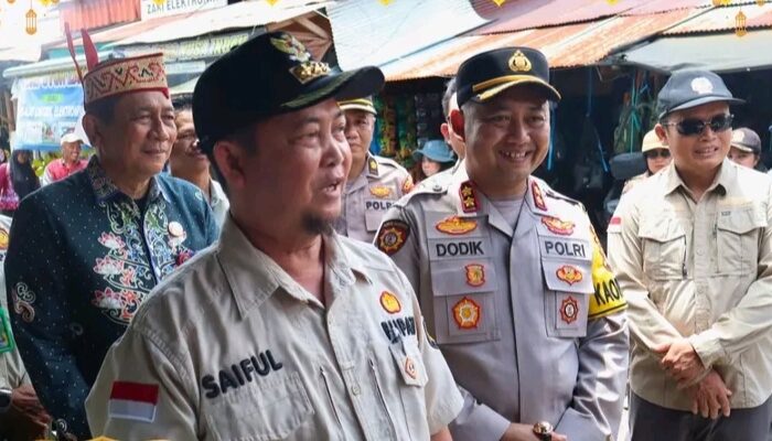 Bupati Katingan Tinjau Pasar Kereng Pangi, Harga Bapok Dinilai Stabil