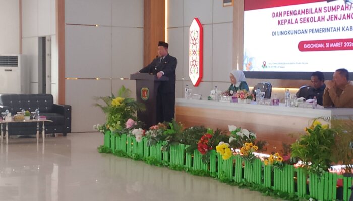 Bupati Katingan Beri Pesan Penting Usai Pelantikan Kepsek