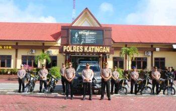 Kapolres Katingan Terima Bantuan Mobil dan Motor dari Kapolri