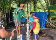 Program TMMD Bantu Warga Tewang Baringin Dapatkan Air Bersih