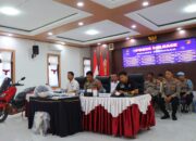 Empat Tersangka Kejahatan Jalanan Diciduk, Polres Katingan Sita Sejumlah Barang Bukti