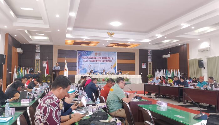 Musorkab KONI Katingan Digelar, Pemilihan Ketua Baru Diharapkan Perkuat Prestasi Olahraga
