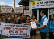 Warga Desa Tumbang Banjang Harap PLN Segera Tindaklanjuti Usulan Penambahan Tiang Listrik