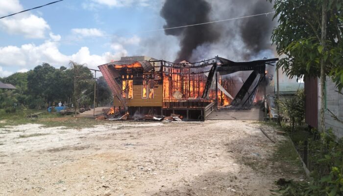 Kapolsek Katingan Tengah Beberkan Kronologi Kebakaran Rumah Warga