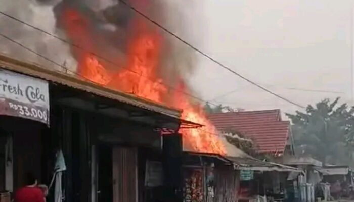 Kebakaran Ruko Kasongan Diduga Akibat Korsleting Listrik