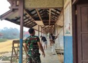 Wujud Kepedulian Pendidikan, TNI Rehabilitasi Sekolah di Tumbang Atei