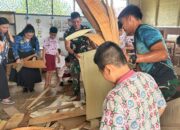 TNI AD dan Warga Bersinergi Tingkatkan Kualitas Sarana Pendidikan di Katingan