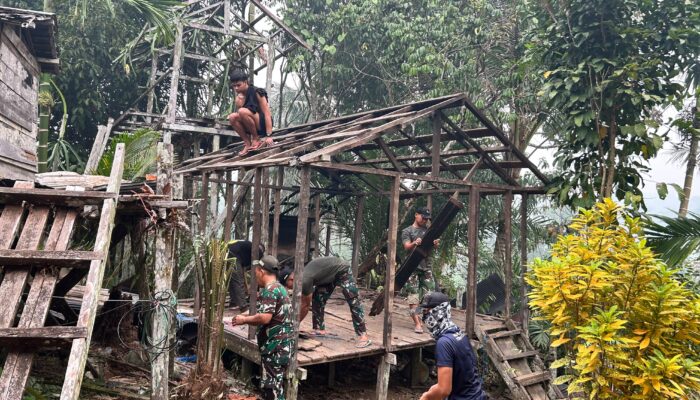 Harapan Baru bagi Ibu Pasui, TNI AD Bantu Rehabilitasi Rumahnya