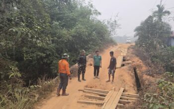 Akses Lebih Baik untuk Warga Pedalaman, Dandim 1019 Katingan Cek Jalan Desa dan Jembatan 